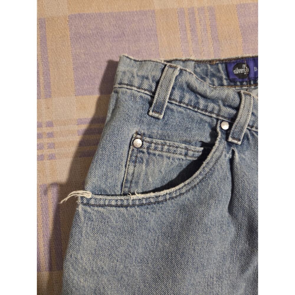 Vintage 90s Levis Silver Tab Baggy Denim Jeans Size 33 X 33 USA Faded Massive - Picture 11 of 16